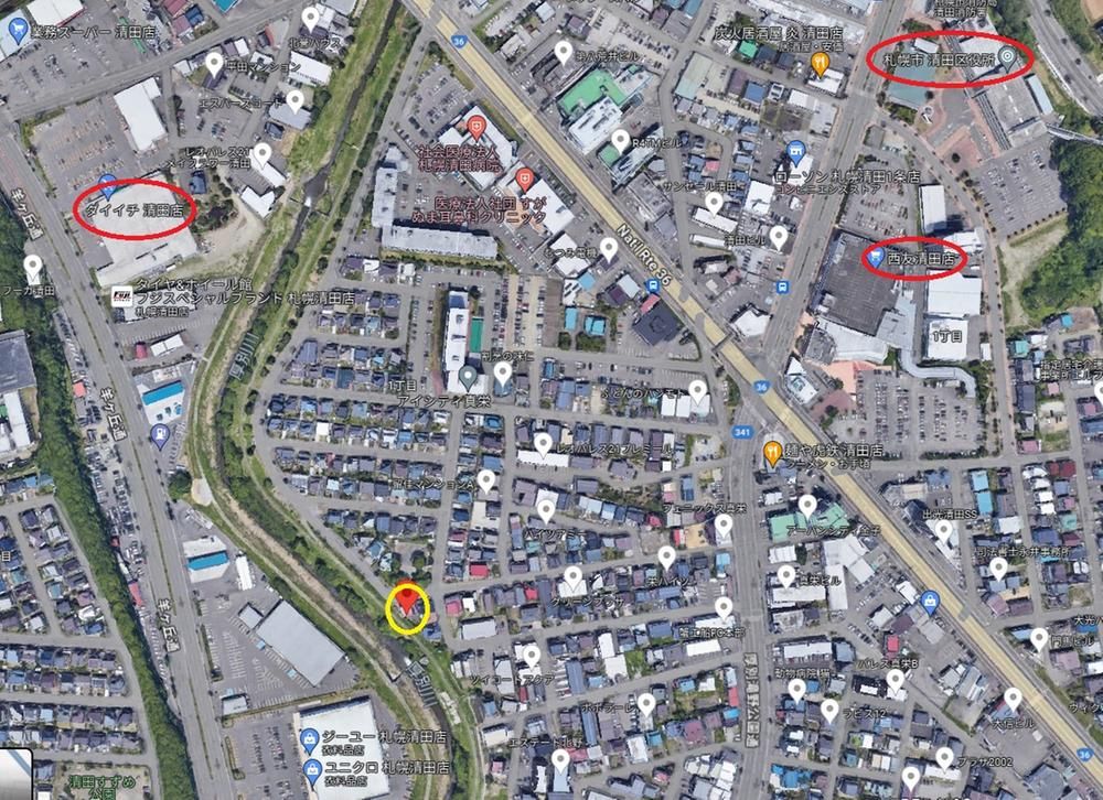 Land for Sale in Kiyota-ku, Sapporo - 258.09m2 Corner Lot - Thumbnail 3