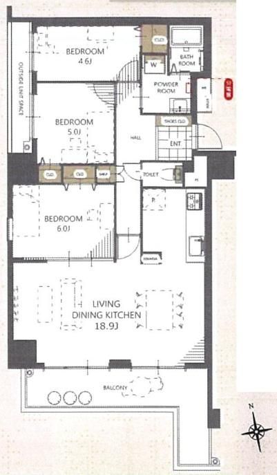 Renovated 3LDK Apartment in Numazu Near Station - Image 1