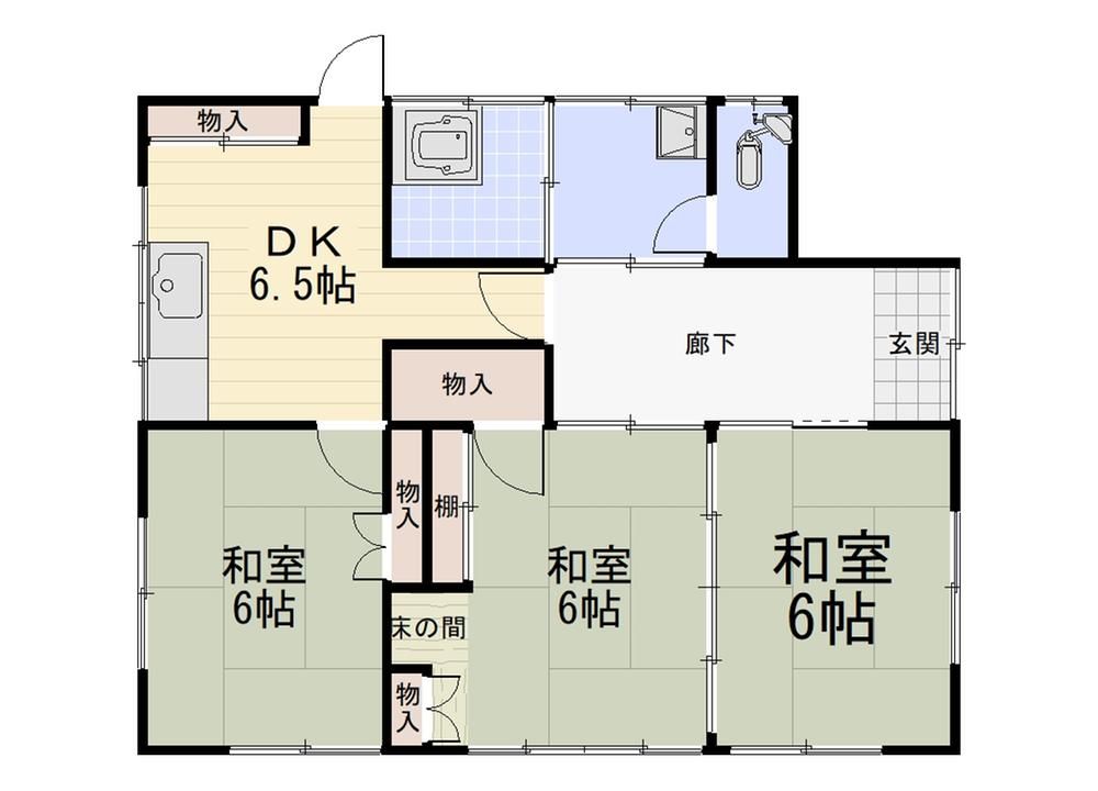 3DK House for Sale in Fukushima City, Fukushima Prefecture - Thumbnail 3