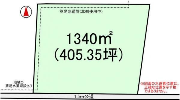Land for Sale in Yoshinuma, Tsukuba City - 1,340 m² - Thumbnail 2