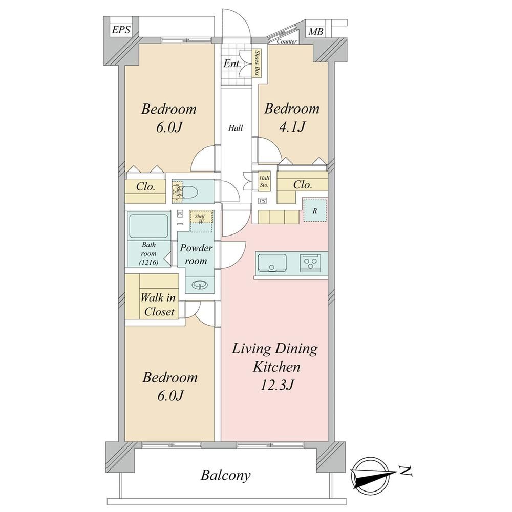 3LDK Apartment for Sale in Tama-ku, Kawasaki, Kanagawa - Thumbnail 3