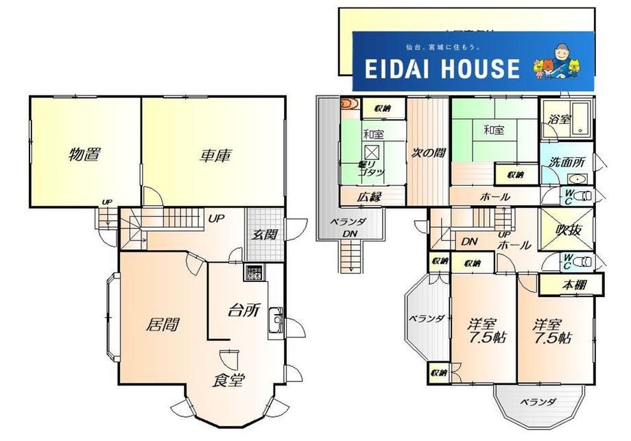 4LDK Detached House for Sale in Shigenodai, Sendai - Thumbnail 3
