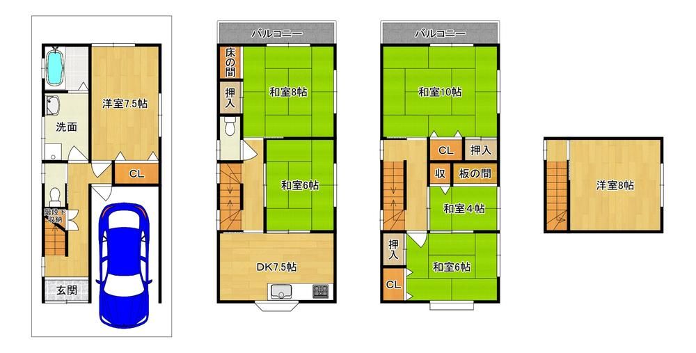 6DK Detached House in Shijonawate, Osaka - 121m2 - Thumbnail 4