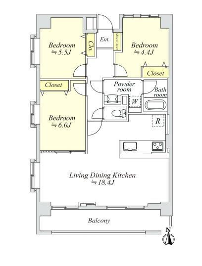 Renovated 3LDK Apartment for Sale in Kawasaki, Kanagawa - Thumbnail 4