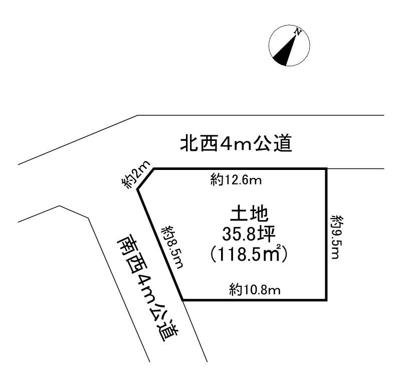 Land for Sale in Fujimino City, Saitama - 118.54 sqm Corner Lot - Thumbnail 4