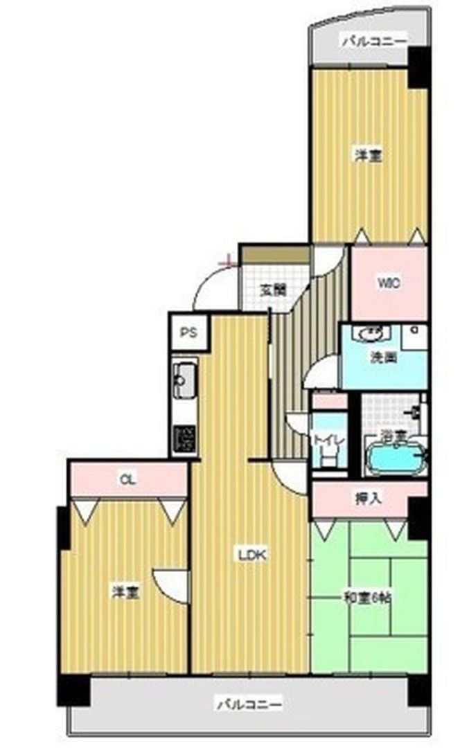 3LDK Used Apartment for Sale in Miyazaki City, Miyazaki Prefecture - Thumbnail 2