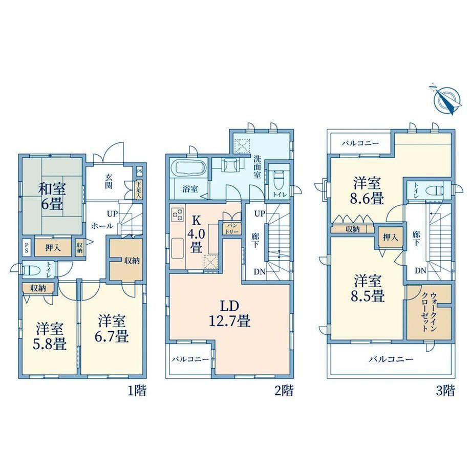 4LDK Detached House for Sale in Minuma-ku, Saitama City - Thumbnail 4