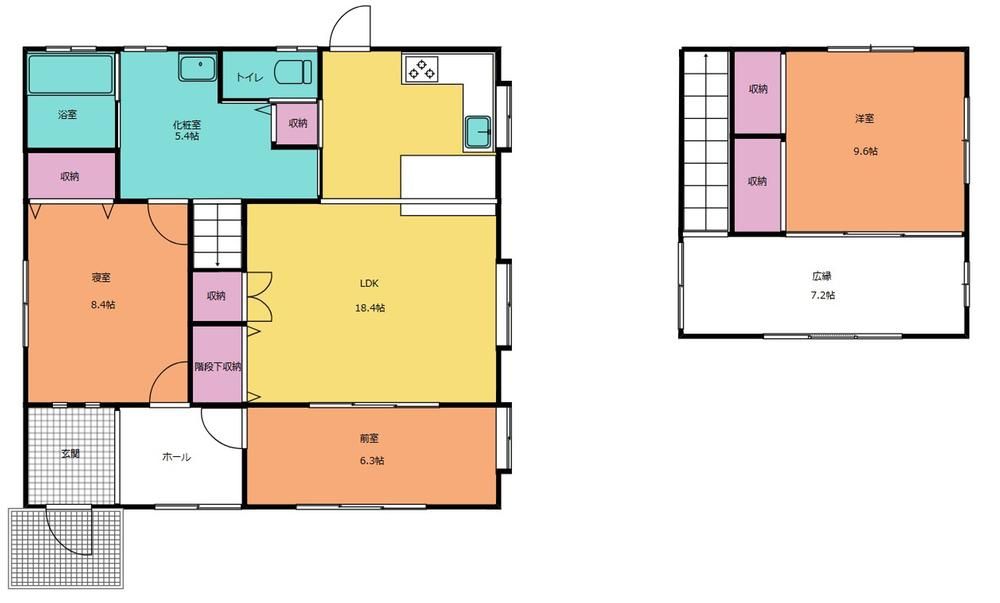 2LDK Detached House for Sale in Yagiyama, Sendai - Thumbnail 2