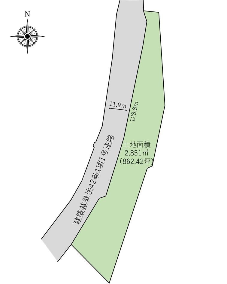 Land for Sale in Inawashiro Town, Fukushima - 2851 sqm - Thumbnail 2