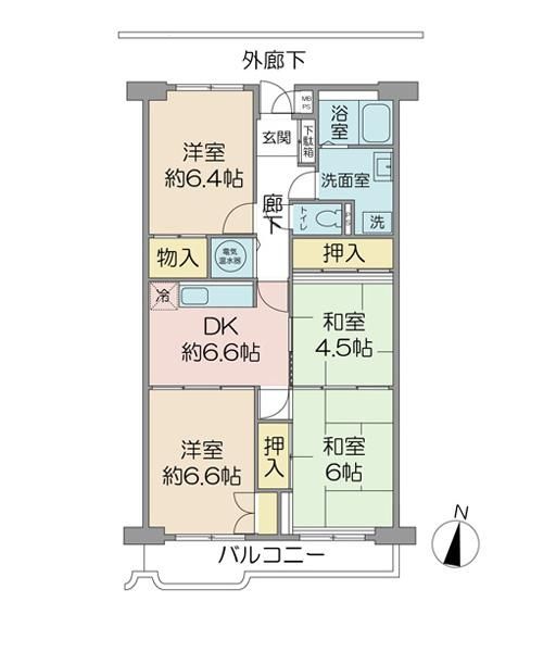 4DK Apartment for Sale in Atsugi, Kanagawa - 74.56m² - Thumbnail 2