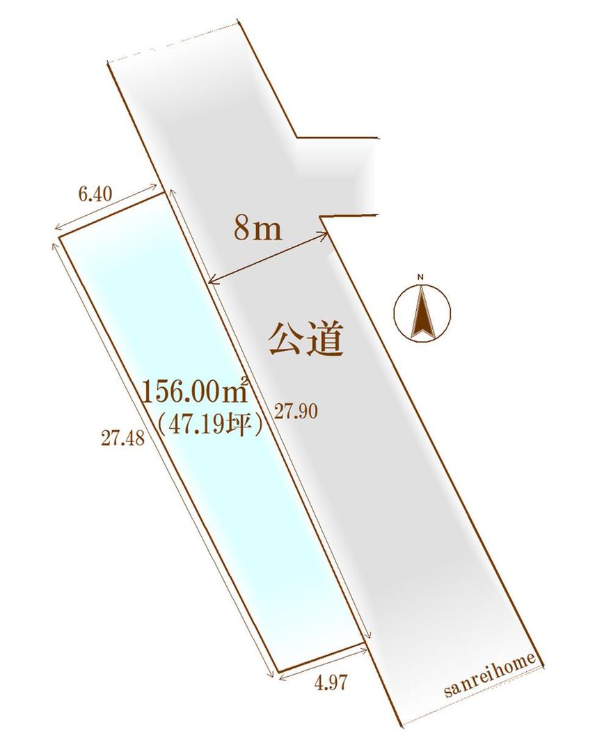 Land for Sale in Tagajo City, Miyagi - 156 sqm - Thumbnail 3