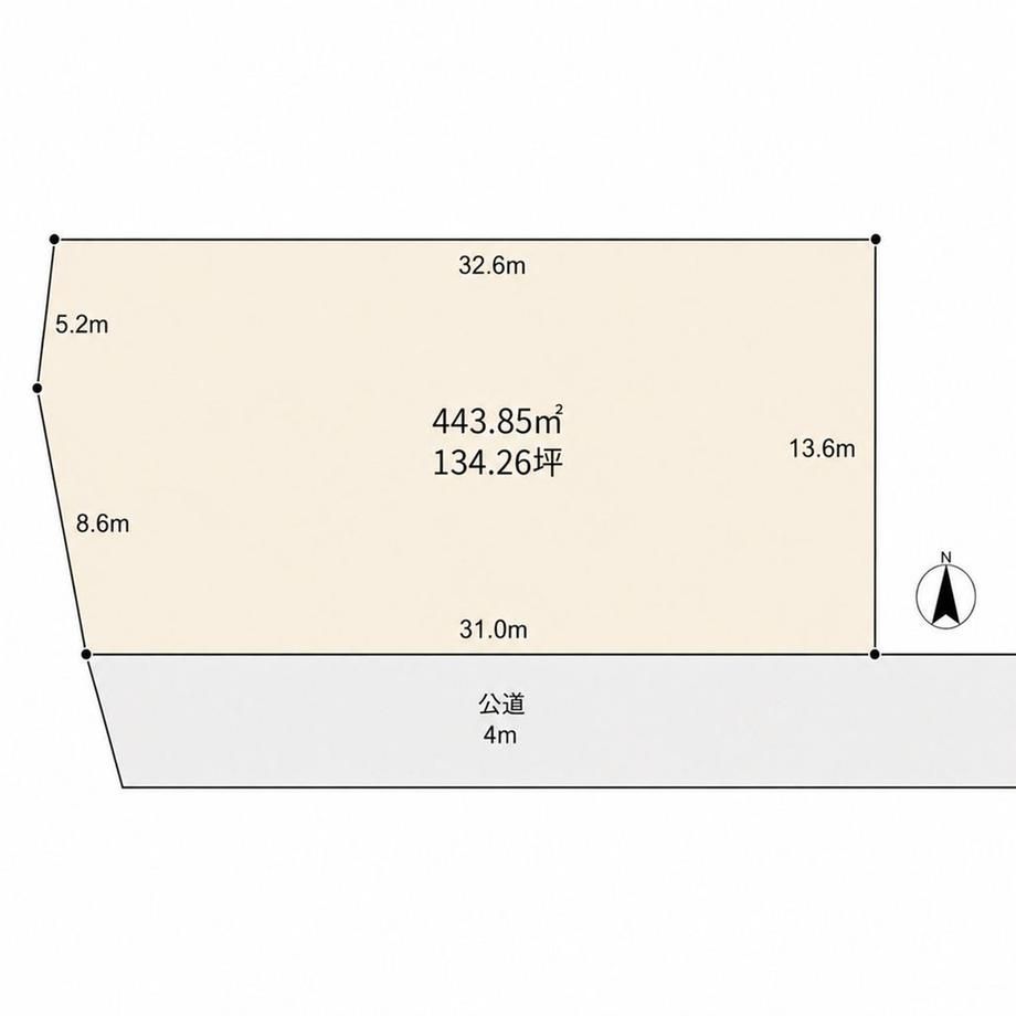 Land for Sale in Kisarazu, Chiba - 443.85 sqm, South-Facing - Thumbnail 2