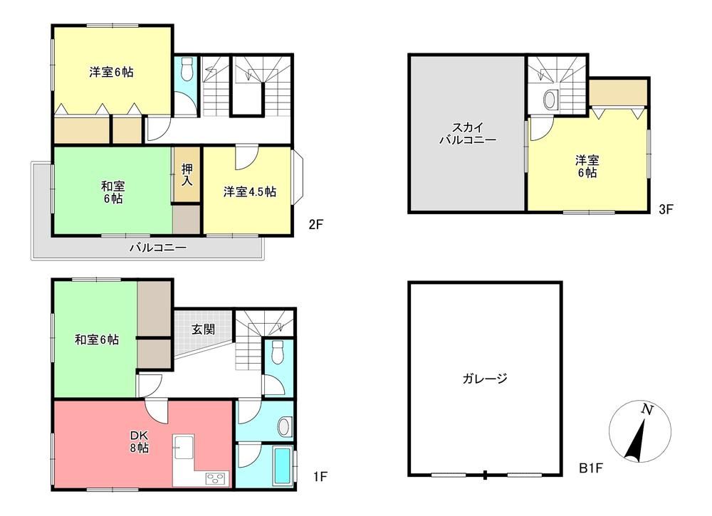 5DK House for Sale in Yachiyo, Chiba - 17 Million Yen - Thumbnail 2