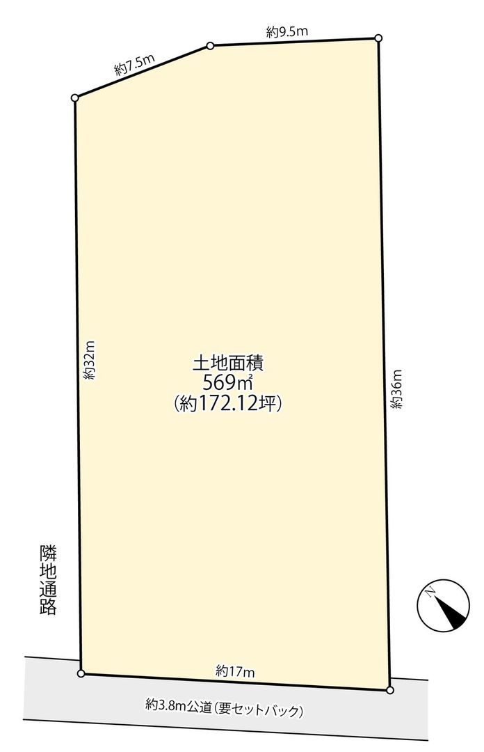 Land for Sale in Tsukuba, Ibaraki - 569 sqm - Thumbnail 2