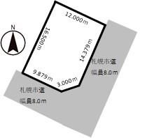 Land for Sale in Kiyota-ku, Sapporo - 195.69 sqm - Thumbnail 3