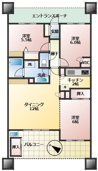 3LDK Apartment for Sale in Tsukuba, Ibaraki - 66.95m² - Thumbnail 2