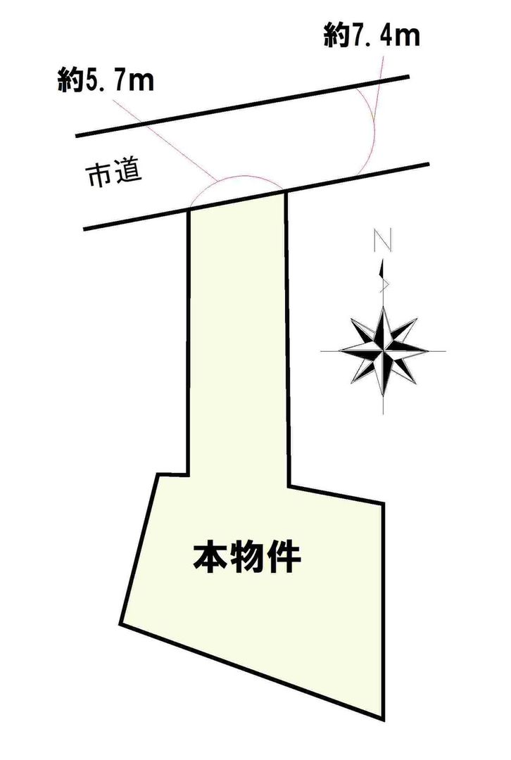 206.74m2 Building Land in Atago 4, Nishi-ku, Fukuoka City - Thumbnail 3