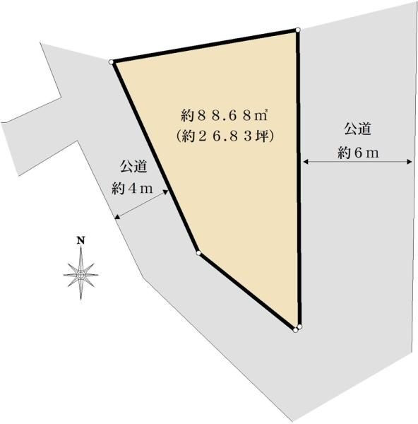 Land for Sale in Ayase City, Kanagawa – 88.68 sqm Corner Lot - Thumbnail 4