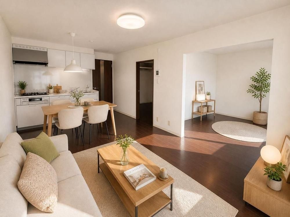Renovated 2LDK Apartment in Shiroishi, Sapporo for 7.9 Million Yen - Thumbnail 3