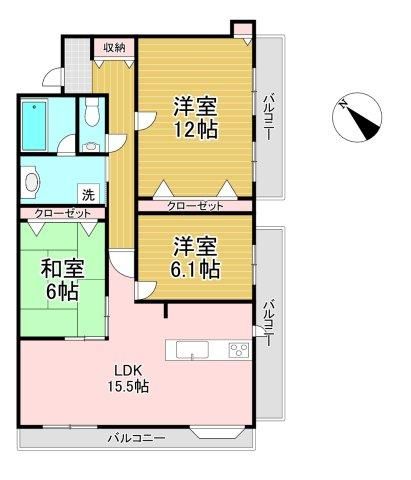 3LDK Apartment for Sale in Iwakuni, Yamaguchi - 90m² - Thumbnail 2