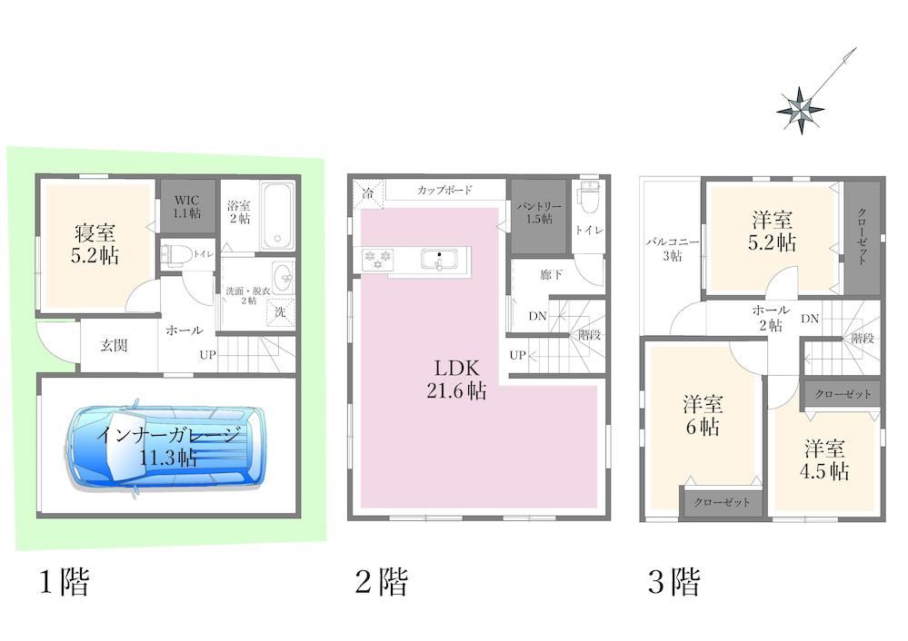 68.53m2 Vacant Land for Sale in Kaminokicho, Yokohama - Thumbnail 4