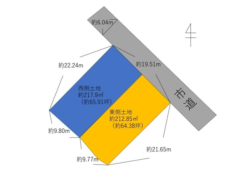 Land for Sale in Komatsudai Higashi 3, Miyazaki City - 217.9 sqm - Thumbnail 3