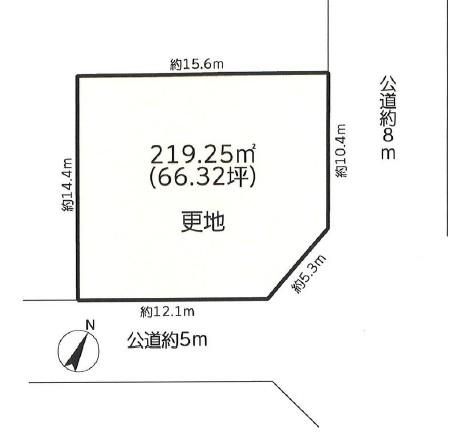 Land for Sale in Mejirodai, Hachioji - 66.32 Tsubo Corner Lot - Thumbnail 2