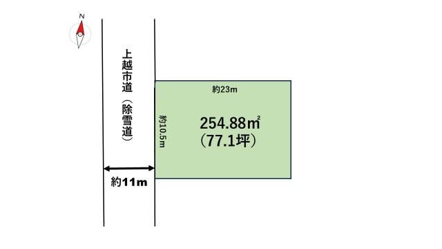 Land for Sale in Kasuganishinden, Joetsu City - 254 sqm - Thumbnail 4
