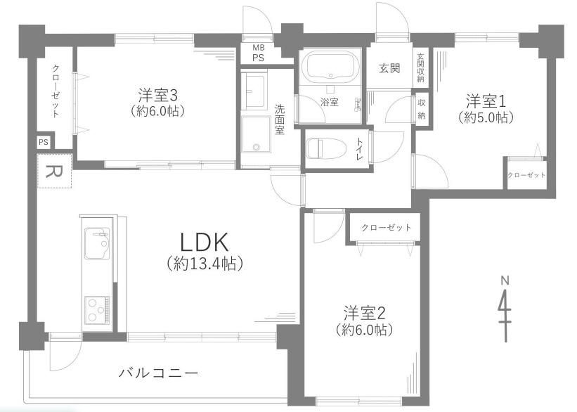 Renovated 3LDK Apartment in Ebina, Kanagawa - Thumbnail 2