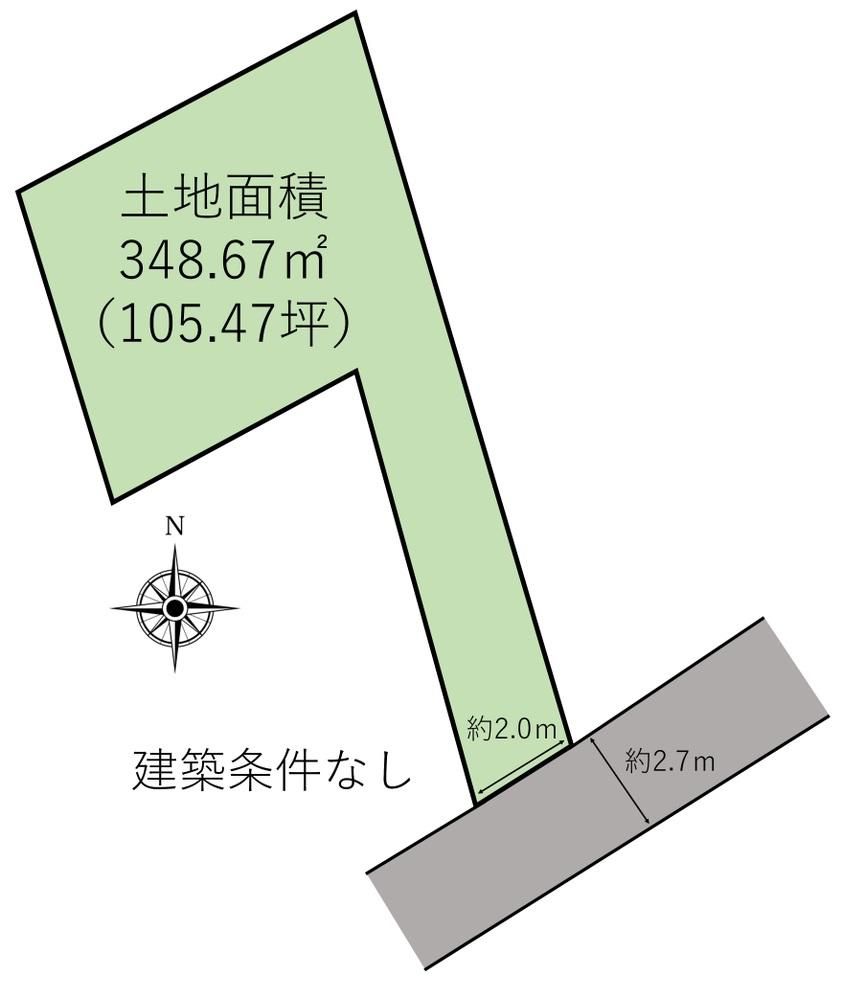 348 sqm Land Plot for Sale in Kongozawa, Sendai - Thumbnail 2