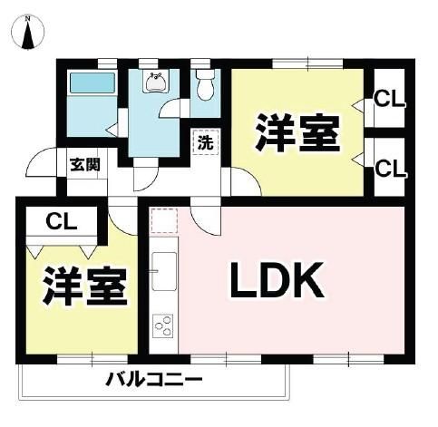2LDK Apartment in Soka, Saitama - Renovation Planned 2026 - Thumbnail 4