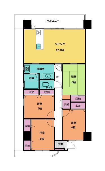 4LDK Top-Floor Condominium in Susaki, Kochi - 100.25m² - Thumbnail 2