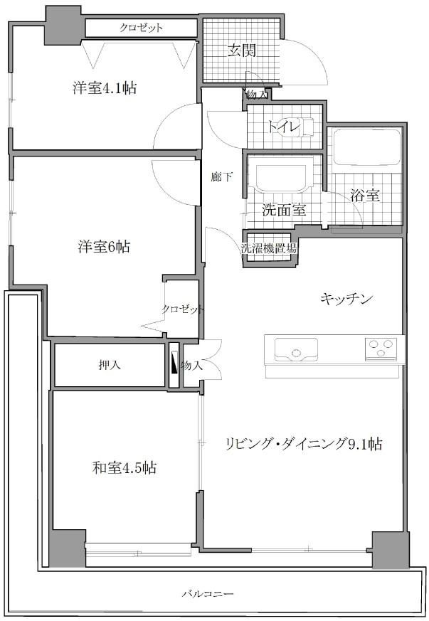 Mark Miew Yokohama Motomaki Apartment in Naka-ku, Yokohama - Thumbnail 4