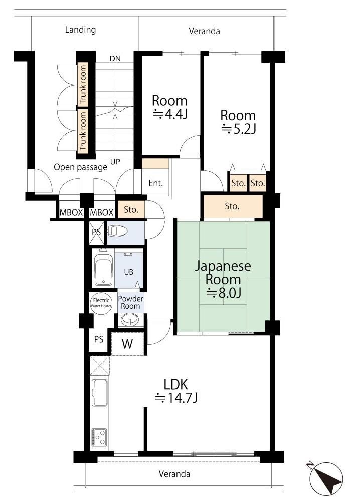 3LDK Apartment for Sale in Totsuka-ku, Yokohama - 77.1m2 - Thumbnail 3