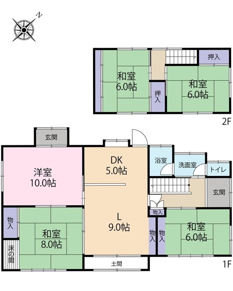 5LDK Used House in Fukushima City with Large 703m2 Land - Thumbnail 3