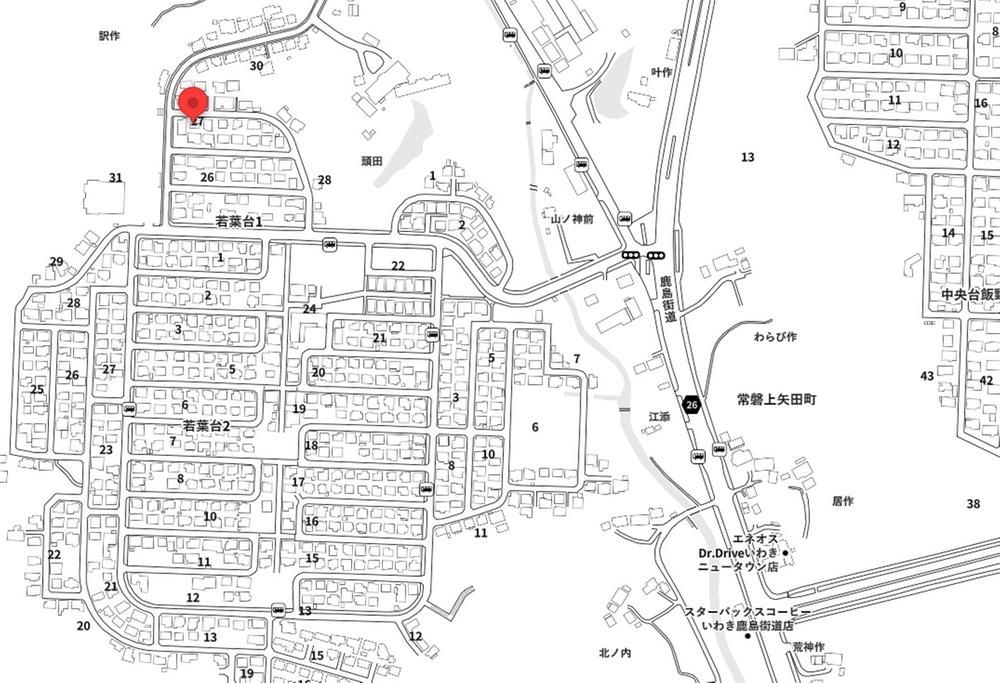 209.3 sqm Land for Sale in Wakabadai, Iwaki City, Fukushima - Thumbnail 2