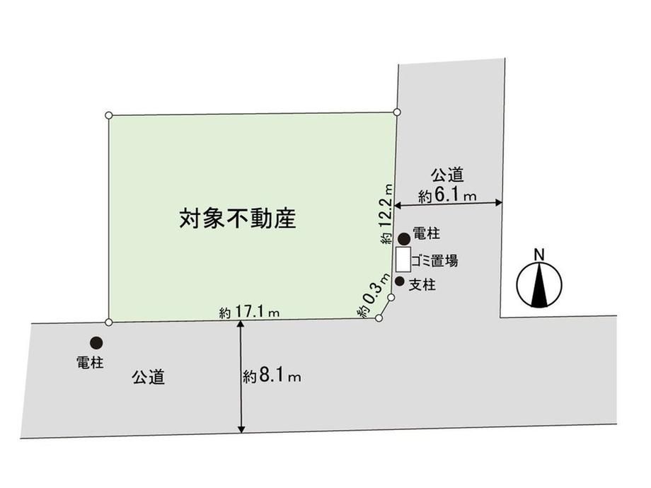 Land for Sale in Sakuragaoka, Sendai - 217.29 sqm Corner Lot - Thumbnail 3