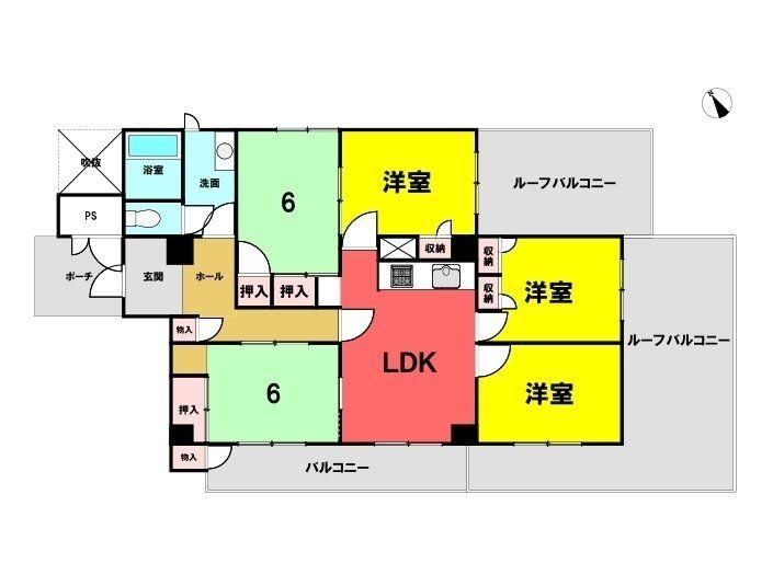 5LDK Apartment for Sale in Fukushima City with Panoramic Views - Thumbnail 2