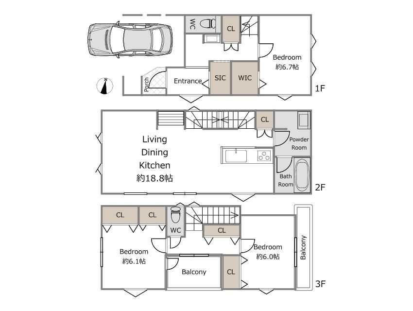 Building Lot for Sale in Nishi Ward Yokohama - 67.36 sqm - Thumbnail 2