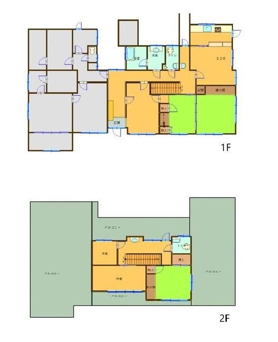 6LDK House for Sale in Kamita Town, Tokushima | 993m² Land - Thumbnail 2