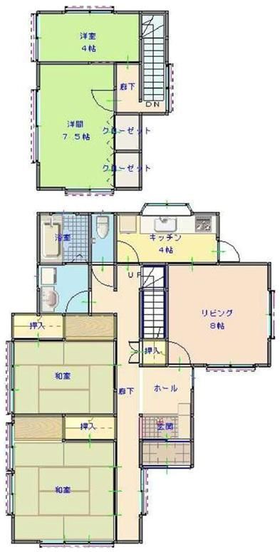 4LDK Detached House in Izumizaki Village, Fukushima – 3.9 Million Yen - Thumbnail 4