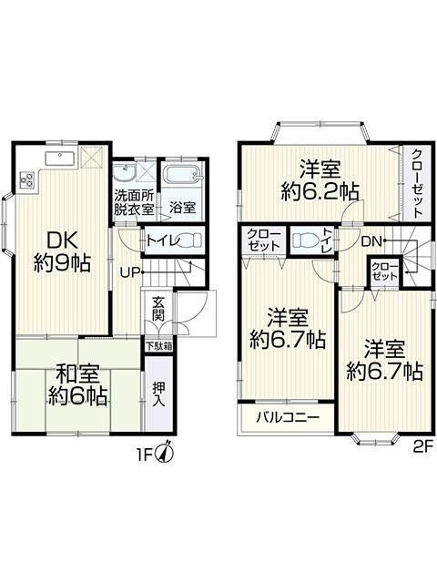 Renovated 4DK House Near Tana Station in Yokohama - Thumbnail 2