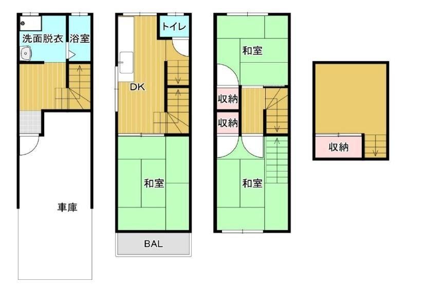 3LDK+S House for Sale in Joto Ward, Osaka - 77.57m2 - Thumbnail 3