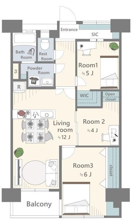 Nobe Danchi 3LDK Apartment for Sale in Yokohama - Thumbnail 2