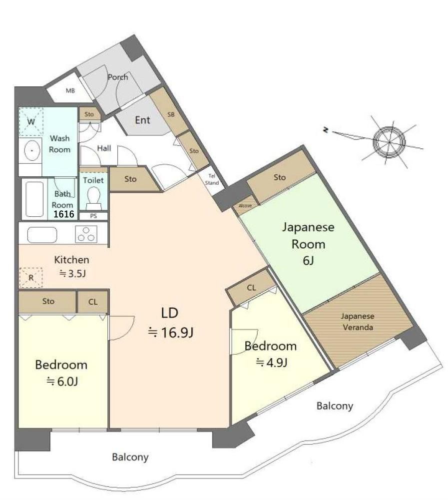 3LDK Apartment for Sale in Atsugi, Kanagawa - 89.94m2 - Thumbnail 2