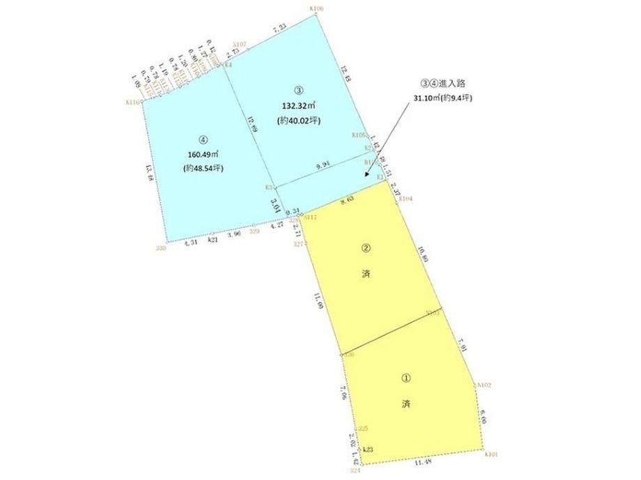 Land for Sale in Kamobe, Kochi City - 132.32 sqm Corner Lot - Thumbnail 2