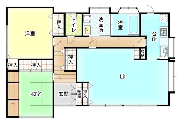 2LDK Detached House for Sale in Miyakonojo, Miyazaki - 109m2 - Thumbnail 3