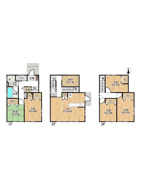 5LDK+S Renovated Family House for Sale in Himeji, Hyogo - Thumbnail 2