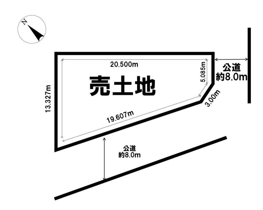 Land for Sale in Ebetsu City, Hokkaido - 206 sqm Corner Lot - Image 1