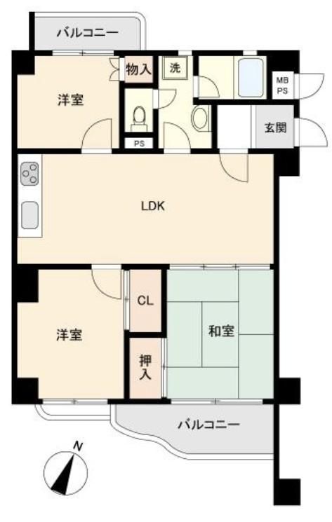 Renovated 3LDK Apartment in Tsuzuki-ku, Yokohama for Sale - Thumbnail 2